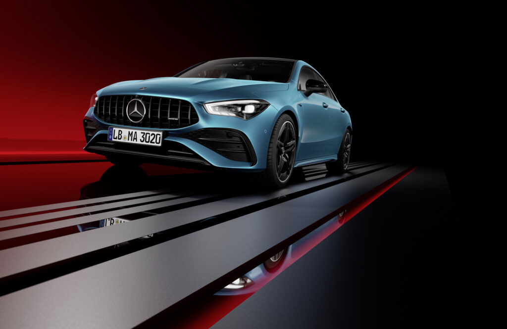 The Mercedes-Benz AMG CLA with up to 416 hp made its debut in 2024 ...