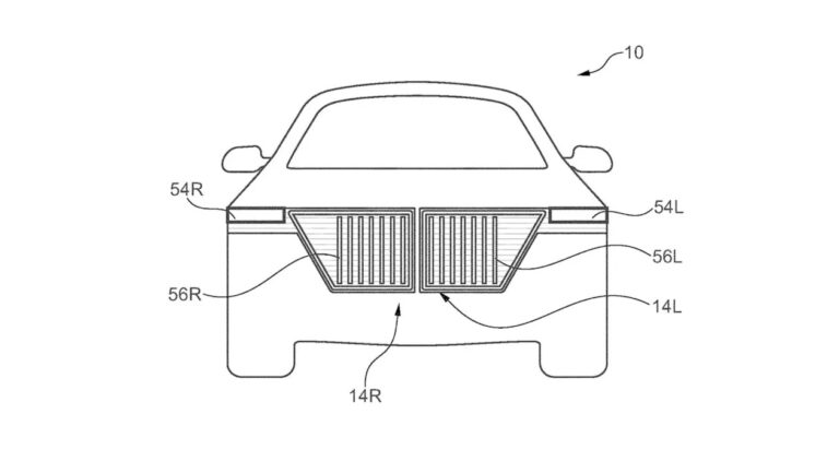 1675270691 BMW registers a patent for a radiator grille that integrates