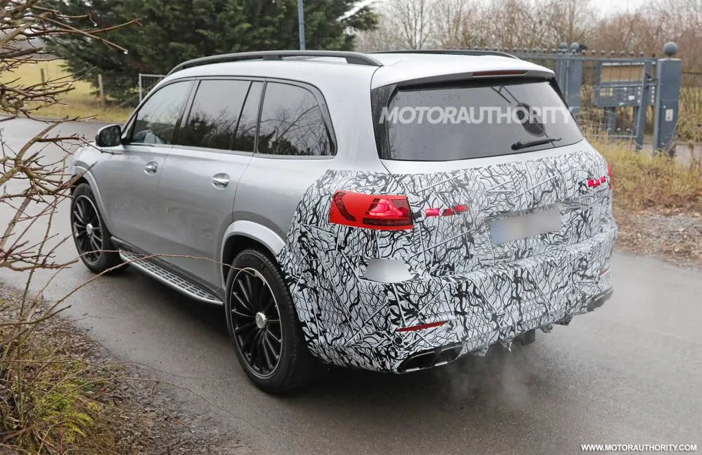 2027 Mercedes -Benz AMG GLS 63 Facelift Spy Shots - Photo About Baldauf