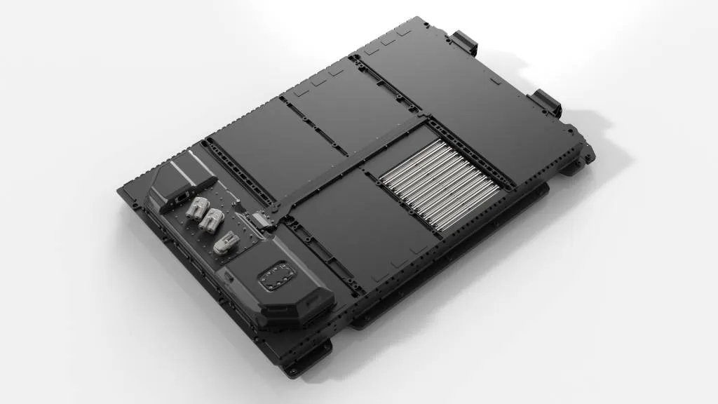 Mercedes-Benz EQS solid body battery prototype