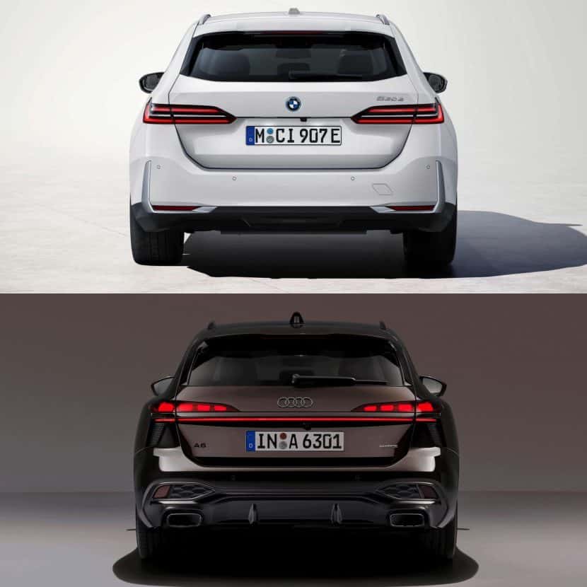 BMW 5 series Touring Audi A6 Avant C9 04