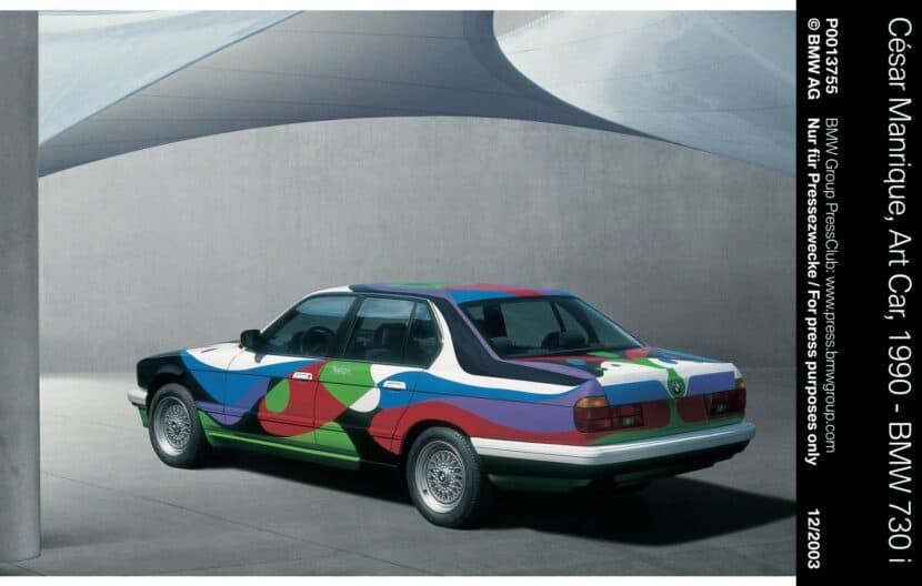 1741620990 906 1990 BMW 7 series Art Car visits the BMW Museum