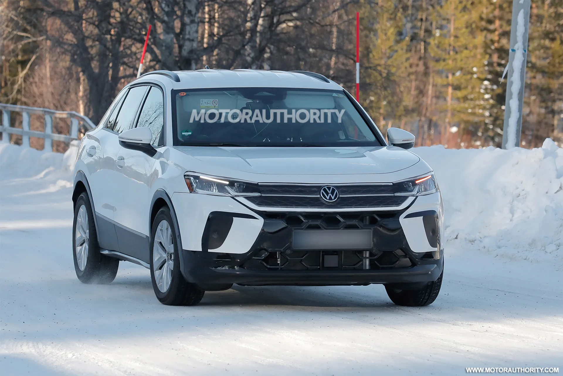 1741941798 2025 Volkswagen T Roc spied on with gas engine EV follows.webp