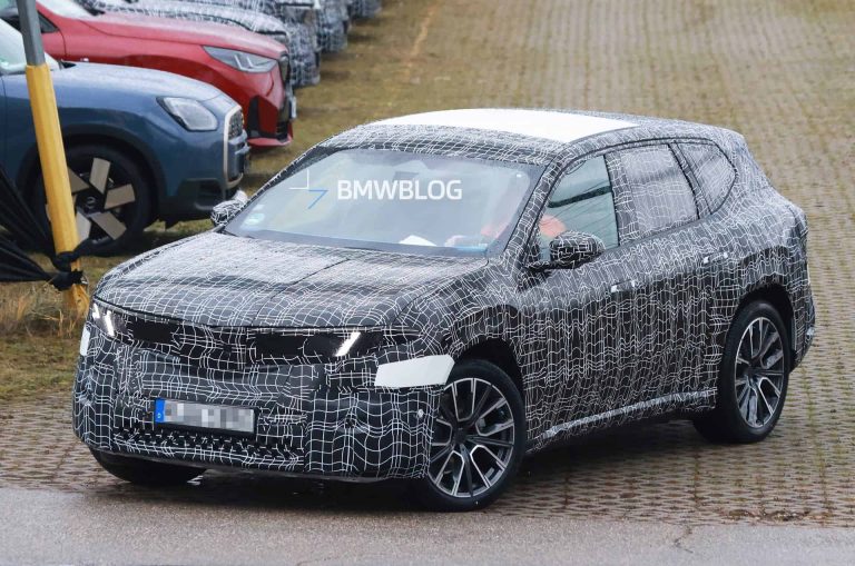 1743242430 2026 BMW IX3 spied on in the Nurburgring Video