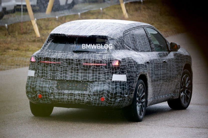 2026 BMW IX3 spied on in the Nurburgring Video