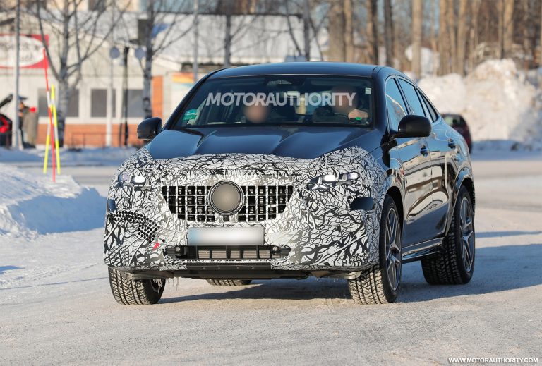 2027 Mercedes AMG GLE 53 Coupe spied on with updates