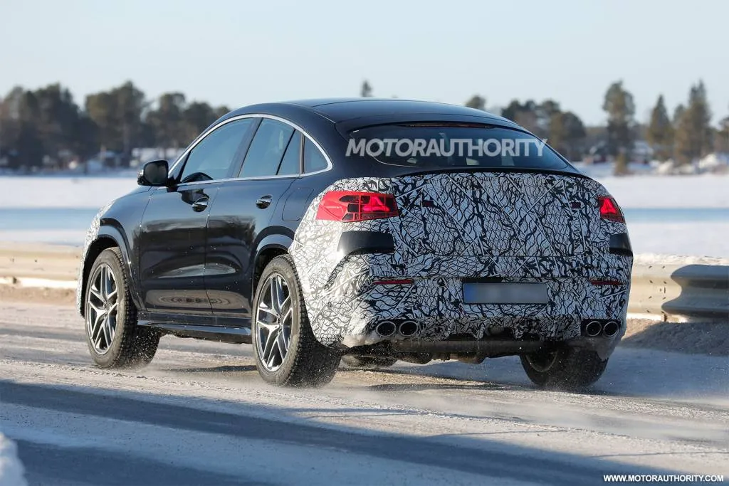 2027 Mercedes -Benz AMG GLE 53 Facelift Spy Shots - Photo About Baldauf