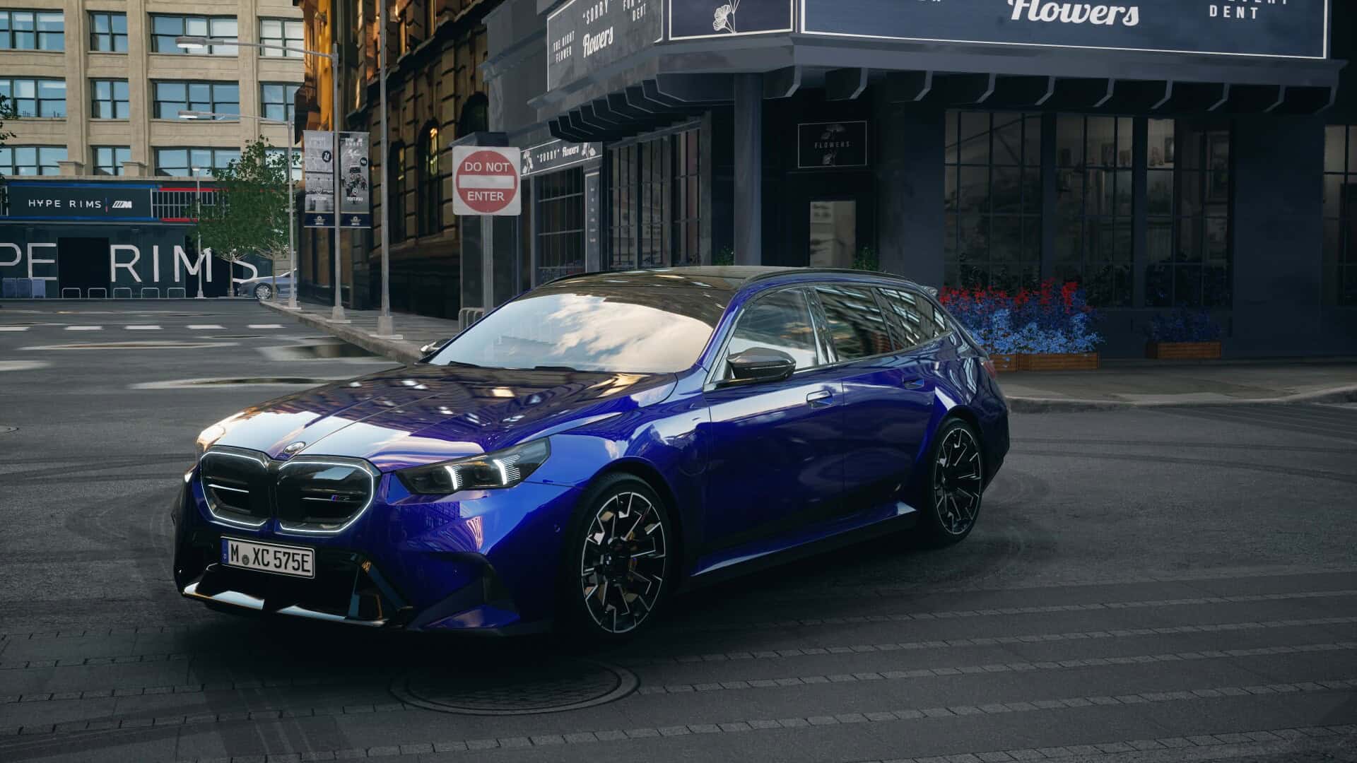 New M5 touring San Marino Blue which was picked up