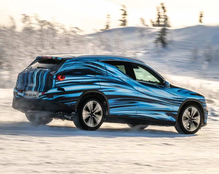 Mercedes GLC disguised with EQ technology prototype 1