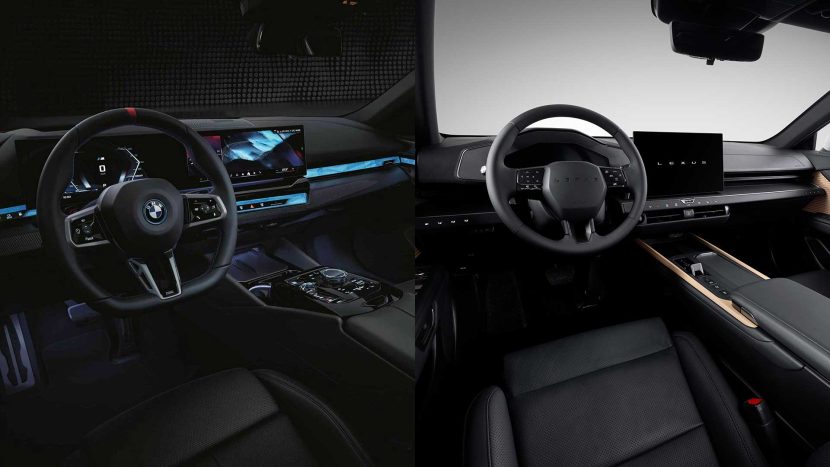 BMW 5 series against Lexus Es Photo