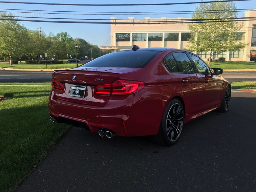 BMW M5 F90 tests with wider fenders But why