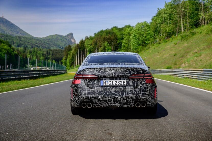 Mysterious disguised BMW M5 which is caught in spy video