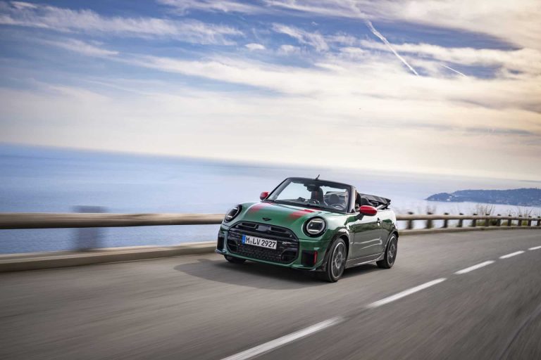 MINI JOHN COOPER WORKS CONVERTIBLE BRITISH RACING GREEN 12