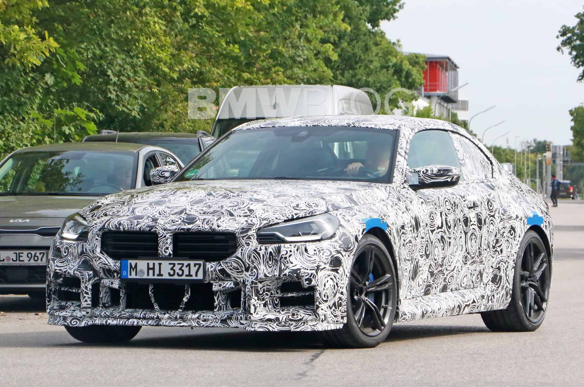 BMW M2 CS annoyed before the upcoming debut