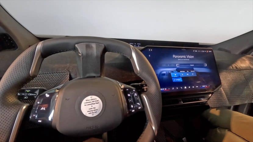 BMW IX3 steering wheel 00