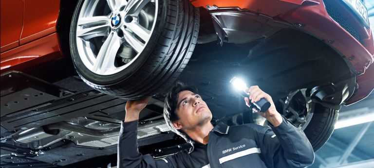 BMW Car - Wheel & Tire Check