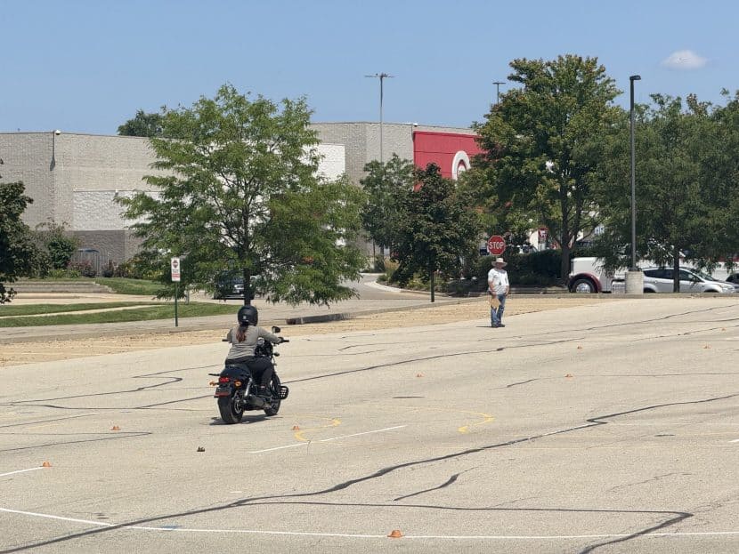 MSF instructors lead new drivers during range exercises