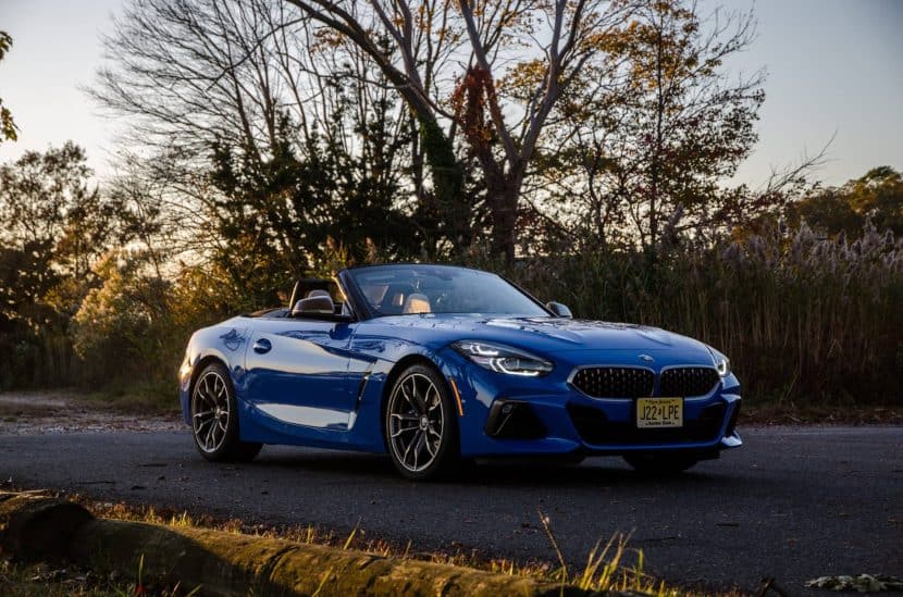 BMW Z4 M40i in Misano blue