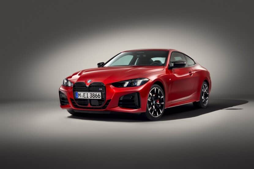 BMW 4 series Coupé in Fire Red