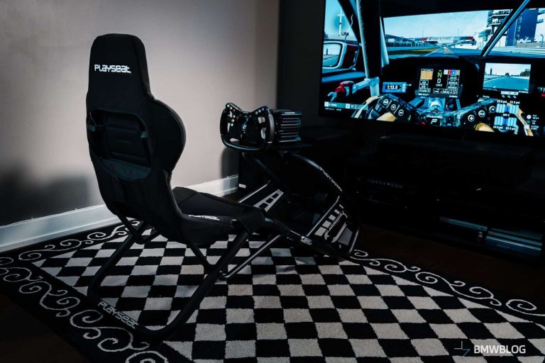 BMWBLOG Sim Racing Rig featuring Playseat Trophy and Fanatec BMW M4 GT3 wheel
