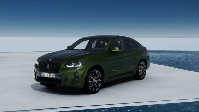 BMW X4 in Anglesey Green