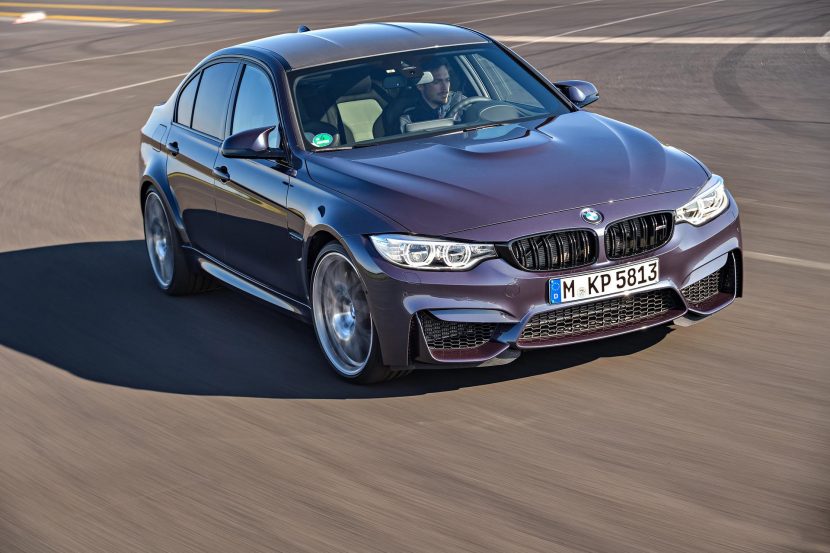 F80 BMW M3 on the route