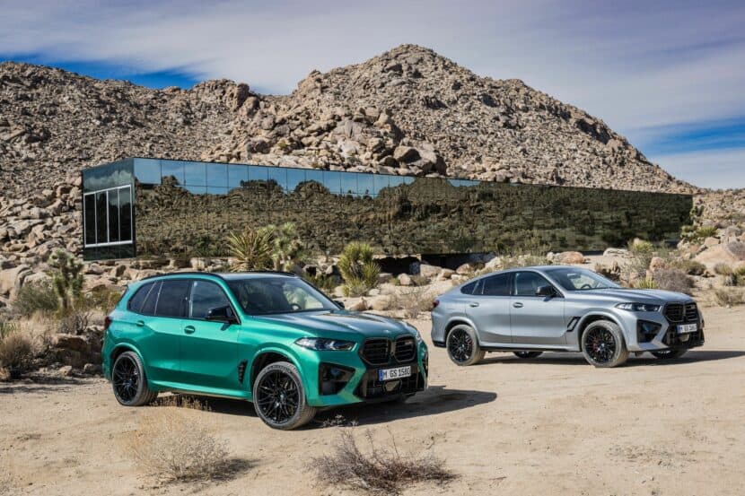 BMW X5 m and X6 m together in the desert