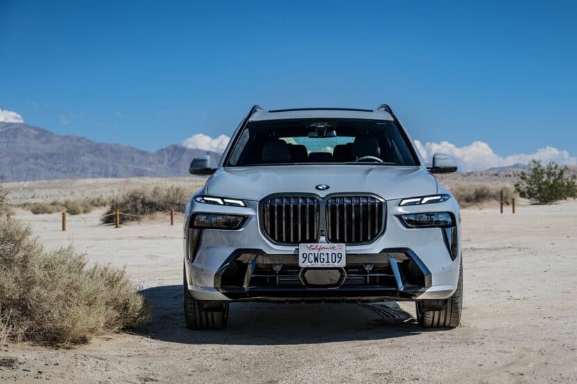 BMW X7 in Brooklyn Gray in the desert