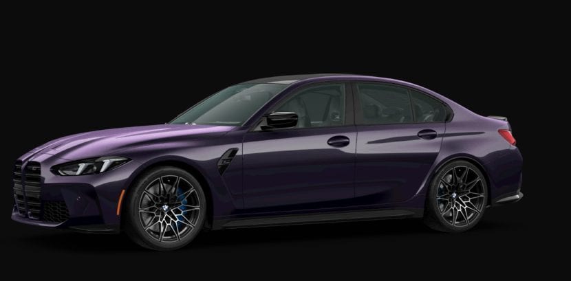 Daytona Violet 2026 BMW M3 Competition model