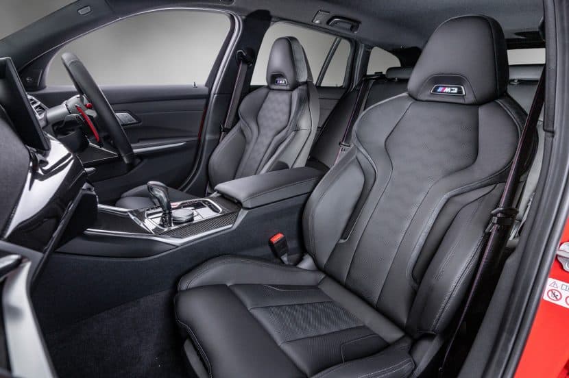 BMW M3 seats with leather