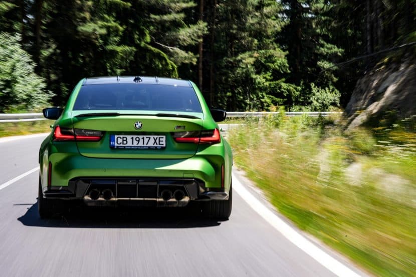 2025 BMW M3 Frozen Tampa Bay Green Heck end