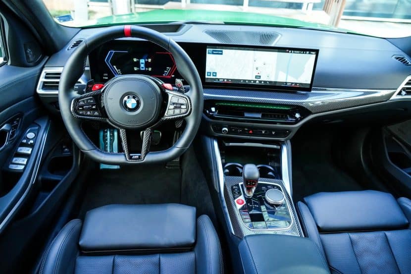 2025 BMW M3 interior and steering wheel