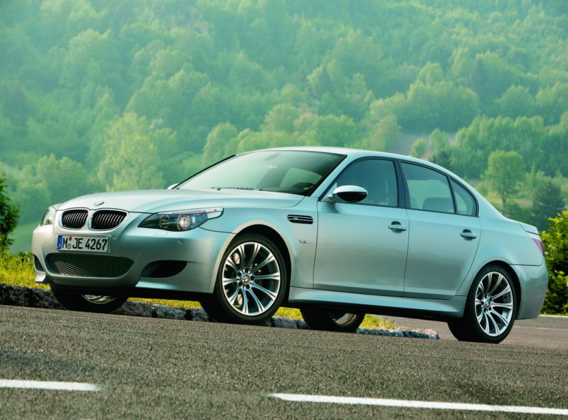 E60 BMW M5 with a controversial flame-inspired body