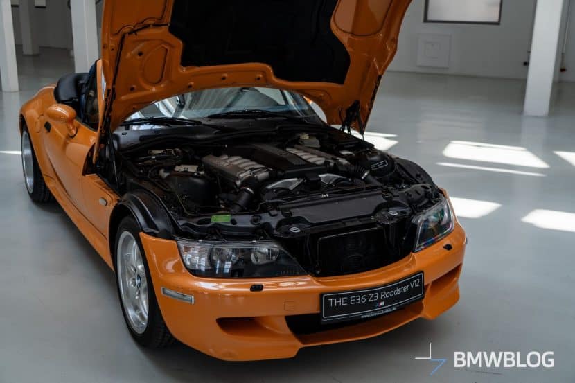 BMW Z3 with a V12 engine from the 7 -series series