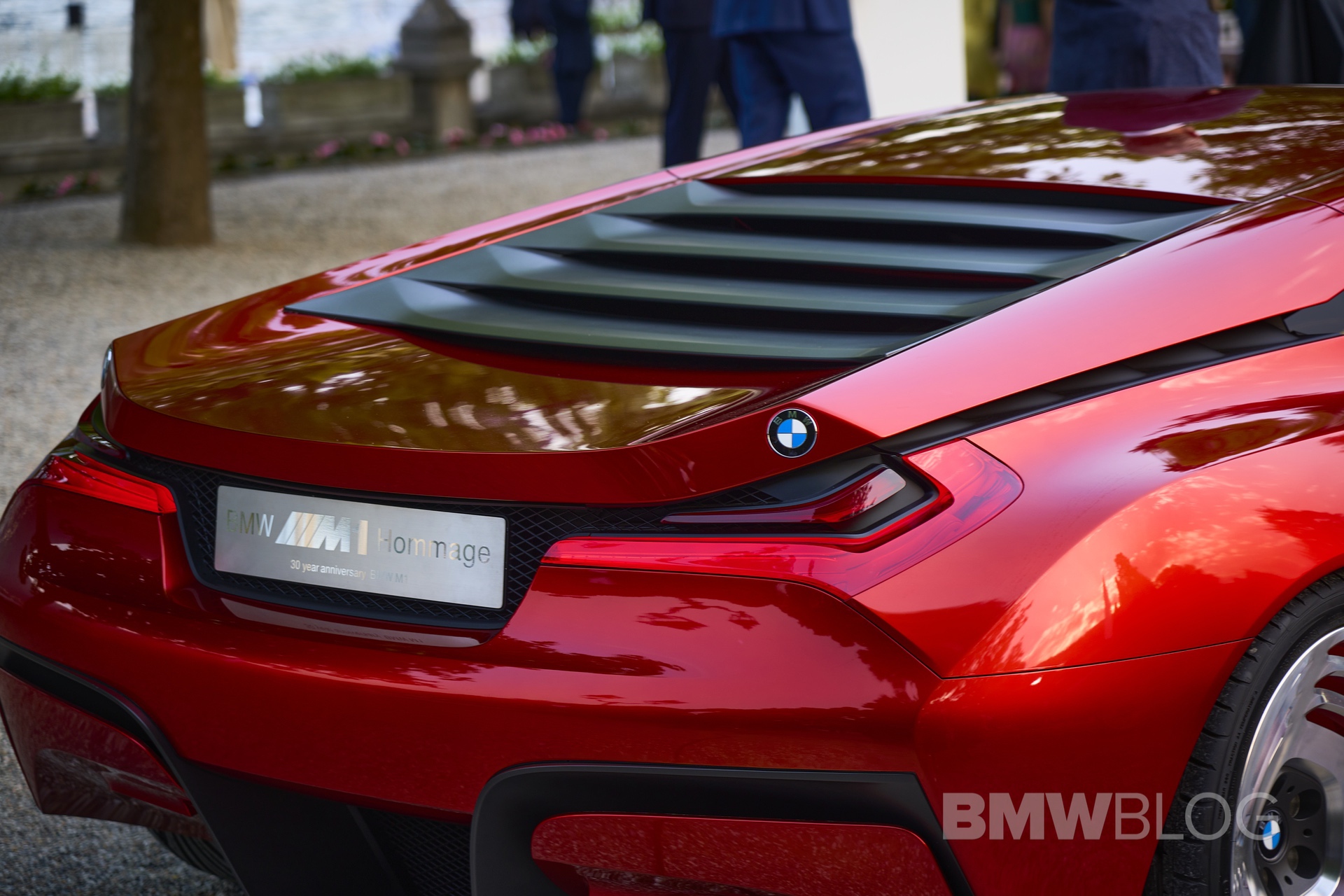 BMW M1 and M1 Hommage pose in the BMW Museum