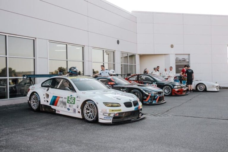 The E92 BMW M3 GT on the track at the BMW Performance Center