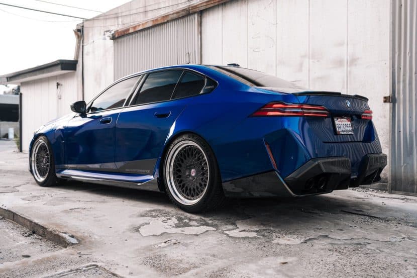 HRE 501 Banned Dark Colon Real Wheels on G90 BMW M5