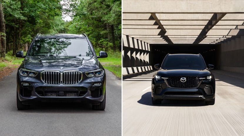 BMW X5 XDRIVE45E MAZDA CX 70 comparison 00