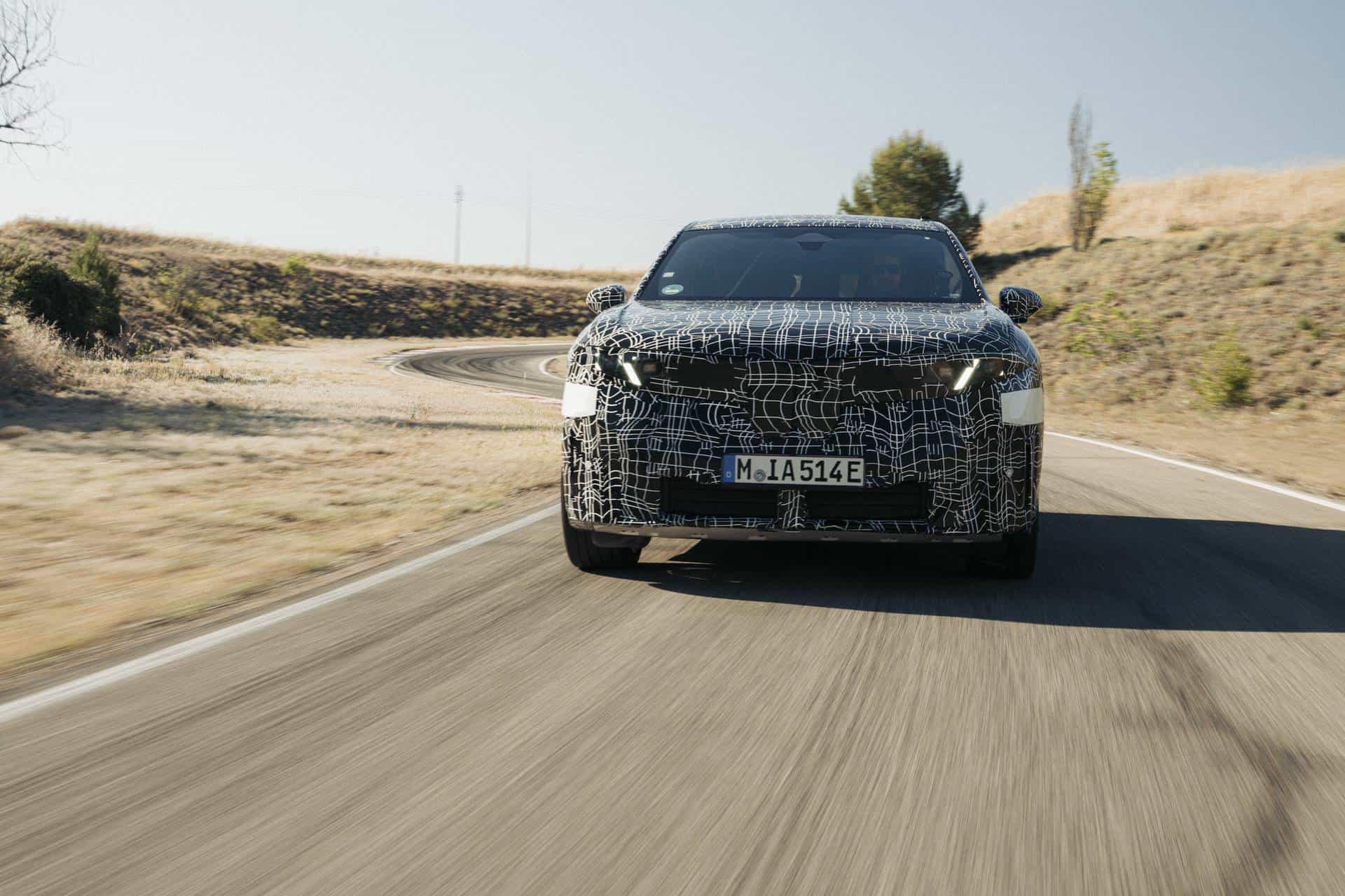 2026 BMW IX3 NA5 on the track