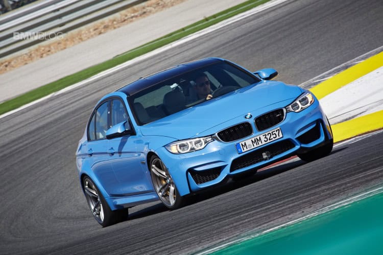 2015 BMW M3 on the route in Portimao