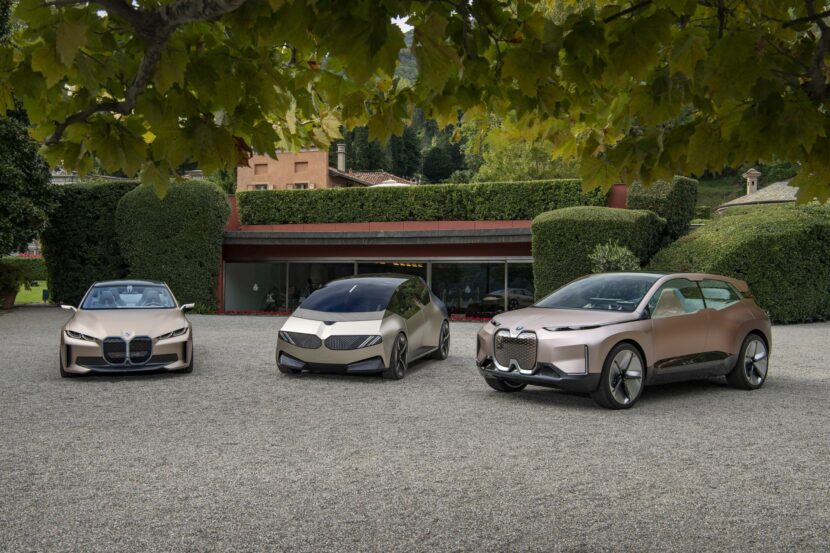 BMW i4 concept, BMW Vision I circular and BMW IX