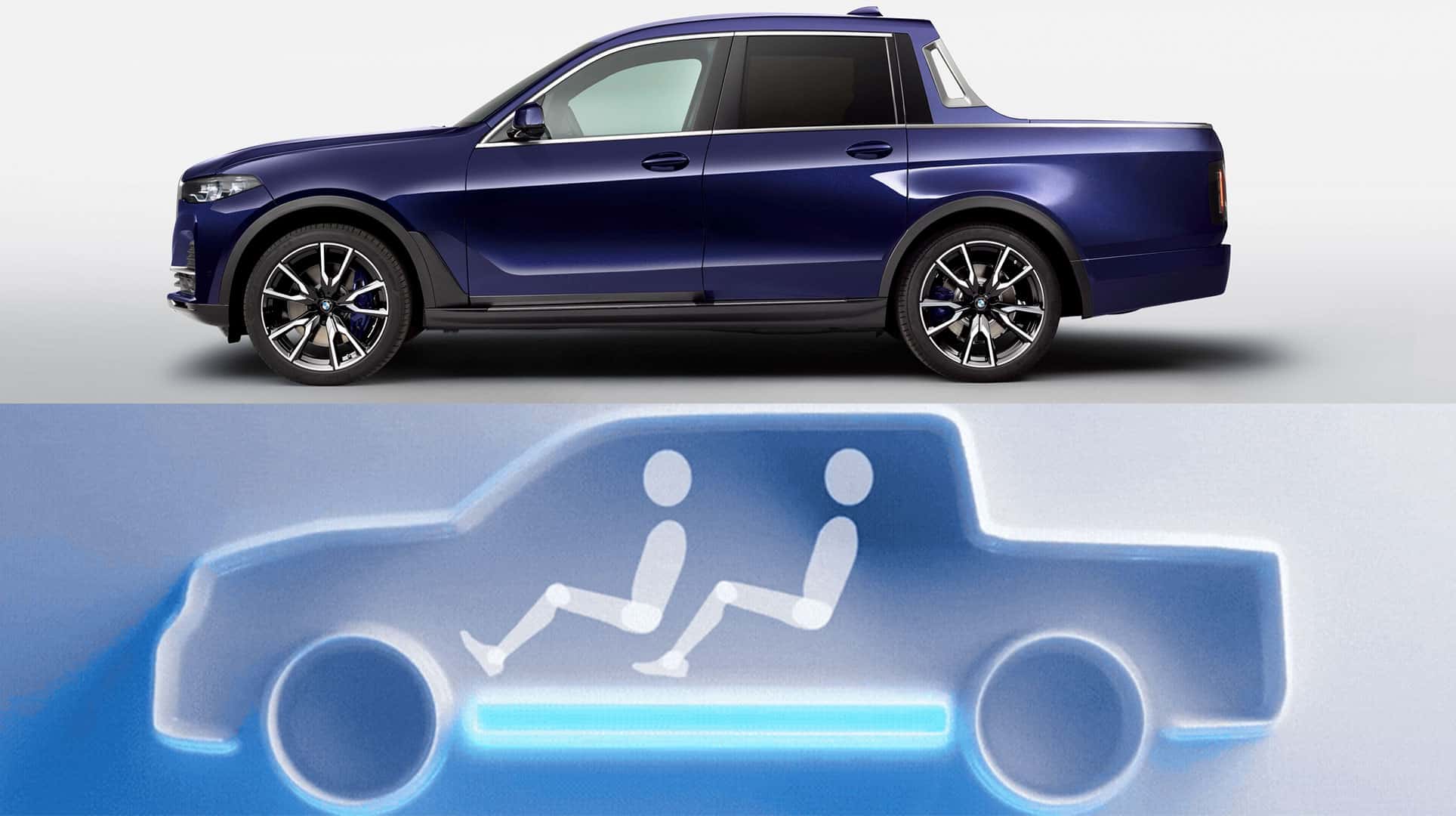 FORD EV PICKUP TRUCK BMW X7 PICKUP TRUCK