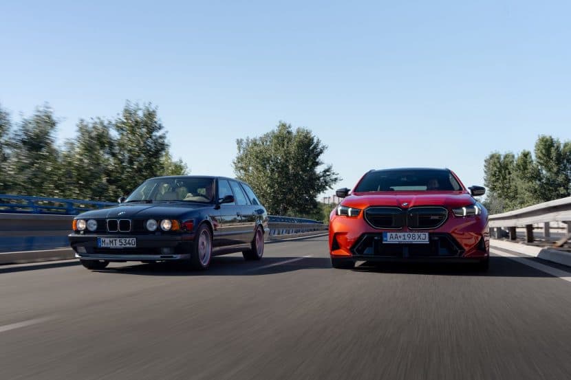 E39 BMW M5 against G90 BMW M5 04