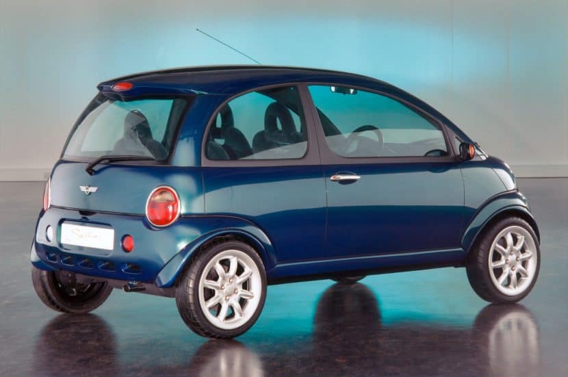 Return view of the 1997 mini-spiritual concept with rear layout