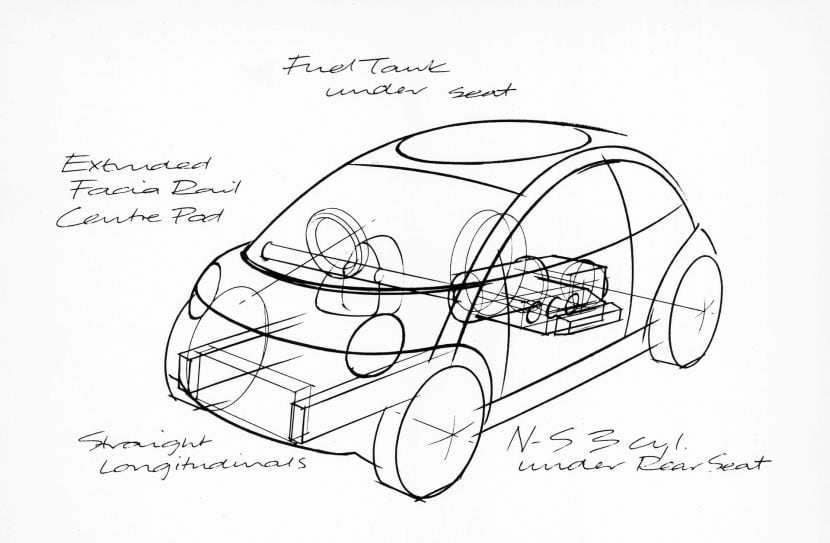 Mini spiritual concept shown in design sketches 