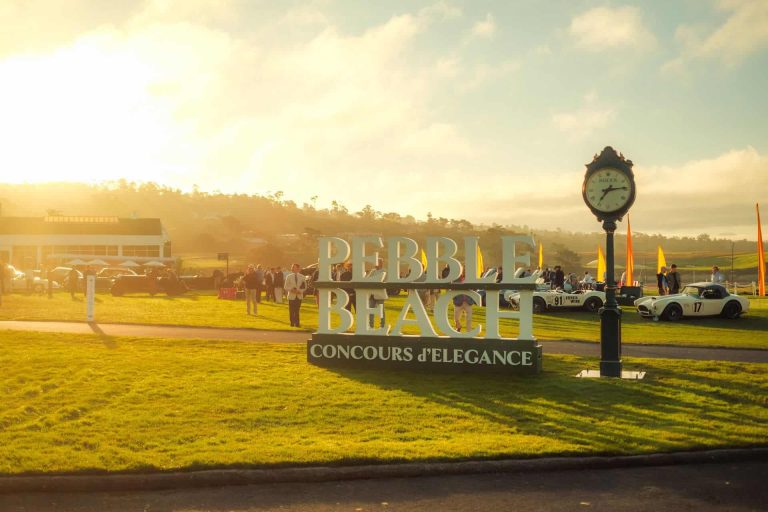 2025 PEBBLE BEACH CONCOURS D ELEGANCE sign