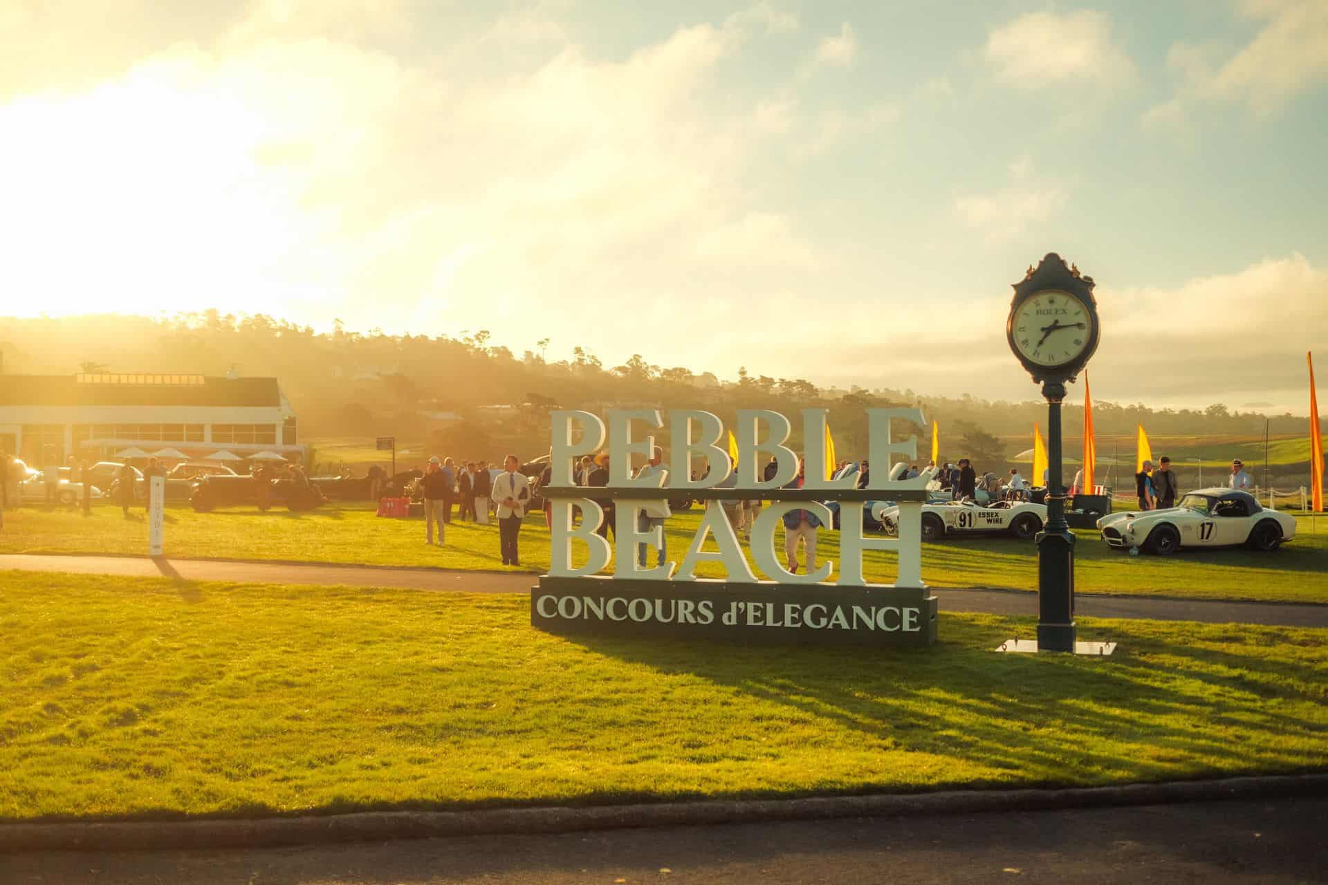 2025 PEBBLE BEACH CONCOURS D ELEGANCE sign