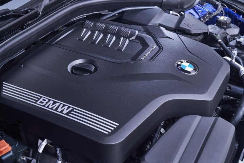 BMW B48 2.0 liter engine under the bonnet