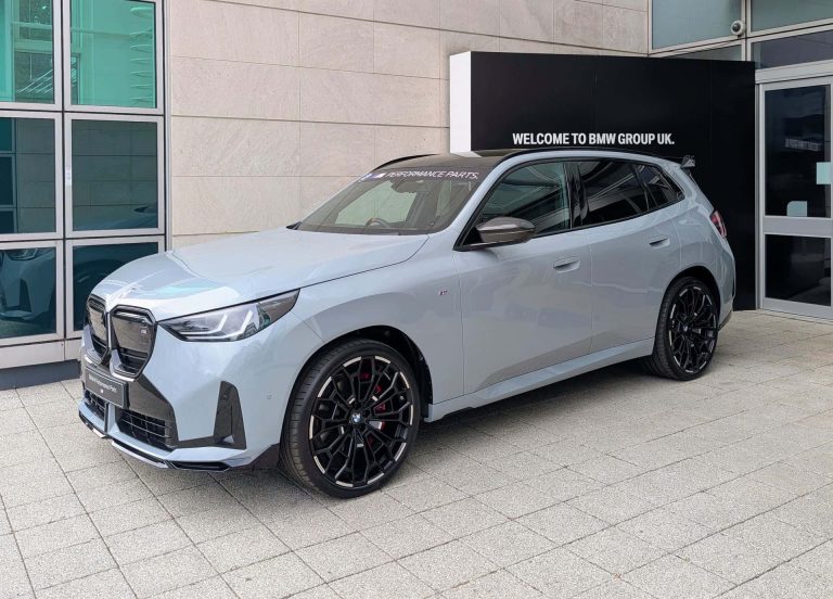 2025 BMW X3 WITH M PERFORAMNCE PARTS three quarter view