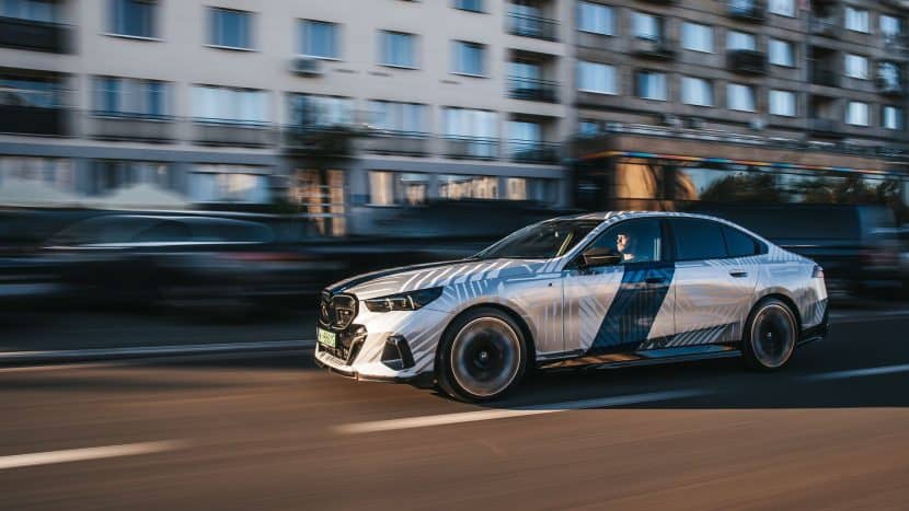 BMW i5 M60 with a unique paintwork